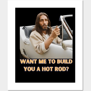 And Jesus Will Build Your Hot Rod Too - Cruise Control Christ Got it. Posters and Art